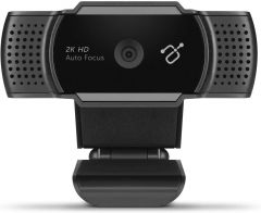 Ultra 2K HD Webcam with Auto Focus and Dual Stereo Noise Cancelling Mics