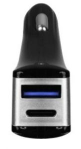 Type-C and Quick Charge 3.0 Car Charger for Smartphones and Tablets