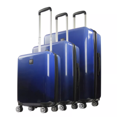 Ful Impulse Ombre Hardside Spinner Luggage, 3pc set, Light Blue