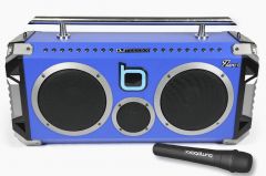 Bumpboxx Flare8 Bluetooth Boombox - Blue