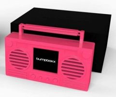 Bumpboxx Microboom Wearable Bluetooth Speaker Boombox - Pink