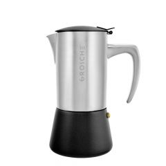 Stovetop Espresso Maker Milano - Brushed Steel, 6 cup stainless steel