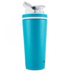 26oz Insulated Stainless Steel Shaker Bottle-Caribbean Blue