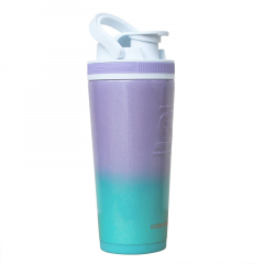 26oz Insulated Stainless Steel Shaker Bottle- Green/Purple Ombre