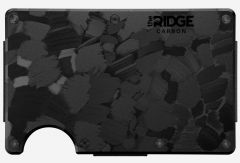 The Ridge Wallet RFID-Blocking with Money Clip in Forged Carbon