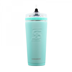 IceShaker 26oz Insulated Stainless Steel Shaker Bottle- Flex Lid w/Straw-Mint