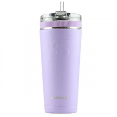 IceShaker 26oz Insulated Stainless Steel Shaker Bottle- Flex Lid w/Straw-Lilac