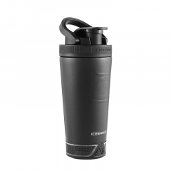 Ice Shaker BumpShaker Speaker Bottle-Black