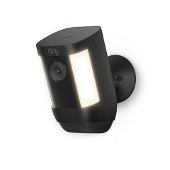 Ring Spotlight Cam Pro, Battery | 3D Motion Detection, Two-Way Talk with Audio and Dual-Band Wifi (2022 release-Black)