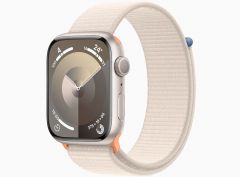 Apple Watch Series 9 GPS 45mm Starlight Aluminum Case with Starlight Sport Loop