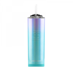 IceShaker 20oz Insulated Stainless Steel Skinny - Tumbler w/Straw & Lid-Mermaid