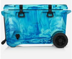 Brumate BruTank 55-Quart Rolling Cooler-Ocean Swirl