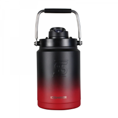 IceShaker Half Gallon Jug-Red/Black Ombre