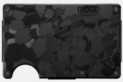 The Ridge Wallet RFID-Blocking with Cash Strap in Forged Carbon