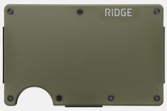 The Ridge Wallet RFID-Blocking with Cash Strap in Matte Olive