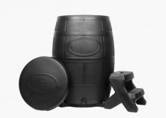 Ice Barrel - Cold Water Therapy Made Easy and Accessible-Black