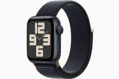 Apple Watch SE GPS 40mm Midnight Aluminum Case with Midnight Sport Loop