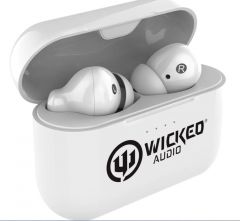 Wicked Audio Rangr True Wireless Earbuds with Charging Case-White