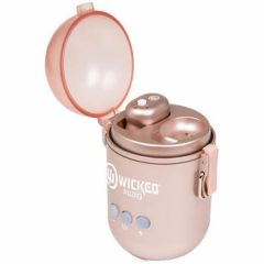 Wicked Audio Syver True Wireless Earbuds with Charging Case & BT Speaker 2 in1-Rose Gold