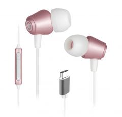 Wicked Audio Ravian USB-C Earbud-Rose Gold