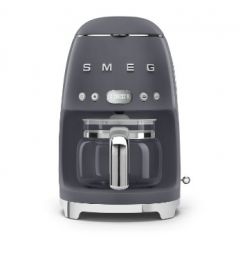 Smeg 50s Retro-Style 10 Cup Drip Filter Coffee Machine-Slate Gray