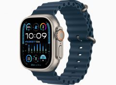 Apple Watch Ultra 2 GPS + Cellular, 49mm Titanium Case with Blue Ocean Band