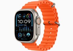 Apple Watch Ultra 2 GPS + Cellular, 49mm Titanium Case with Orange Ocean Band