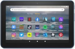 Amazon Fire 7 tablet, 7” display, 32 GB, (2022 release)-Denim