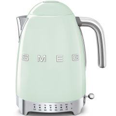 Smeg 50's Retro Style Aesthetic Variable Temperature Kettle-Pastel Green