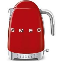 Smeg 50's Retro Style Aesthetic Variable Temperature Kettle-Red