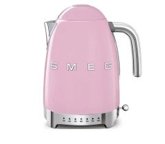 Smeg 50's Retro Style Aesthetic Variable Temperature Kettle-Pink