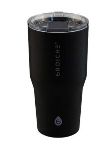 YUKON Graphite Black 20 oz SS Travel Tumbler