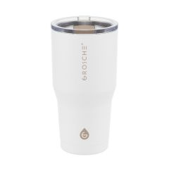 YUKON Cream White 20 oz SS Travel Tumbler