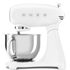 Smeg 50's Retro Style Aesthetic Stand Mixer - Full Color Body-White