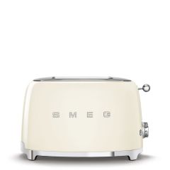 Smeg 50's Retro Style Aesthetic 2 Slice Toaster-Cream