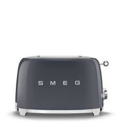 Smeg 50's Retro Style Aesthetic 2 Slice Toaster-Slate Gray