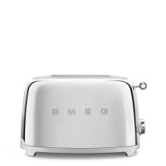 Smeg 50's Retro Style Aesthetic 2 Slice Toaster-Stainless Steel