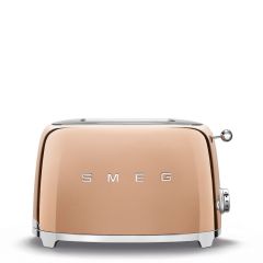 Smeg 50's Retro Style Aesthetic 2 Slice Toaster-Rose Gold