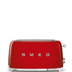 Smeg 50's Retro Style Aesthetic 4 Slice Toaster-Red