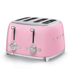 Smeg 50's Retro Style 4x4 Toaster-Pink