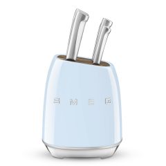 Smeg Knife Block Set-Pastel Blue