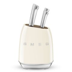 Smeg Knife Block Set-Cream