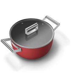 Smeg 5 qt Casserole-Matte Red