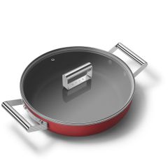 Smeg 4 qt Deep Pan-Matte Red