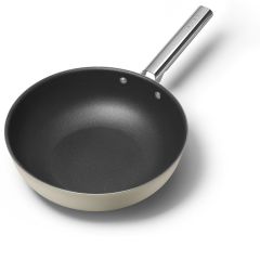 Smeg 12" Wok-Matte Cream