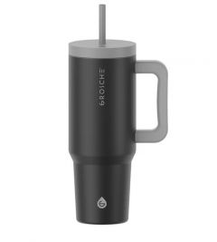 GROSCHE ASPEN 40 oz Stainless Steel Vacuum insulated Tumbler - Graphite Black