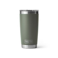 Yeti Rambler 20 oz Tumbler Camp Green w Magslider Lid