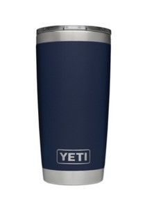 Yeti Rambler 20 oz Tumbler Navy w Magslider Lid