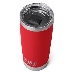 Yeti Rambler 20 oz Tumbler Rescue Red w Magslider Lid