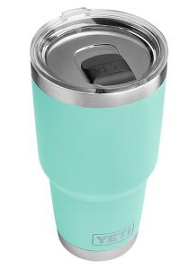 Yeti Rambler 30 oz Tumbler Seafoam w Magslider Lid